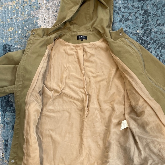APC Tan Hooded Jacket - Picture 6 of 6